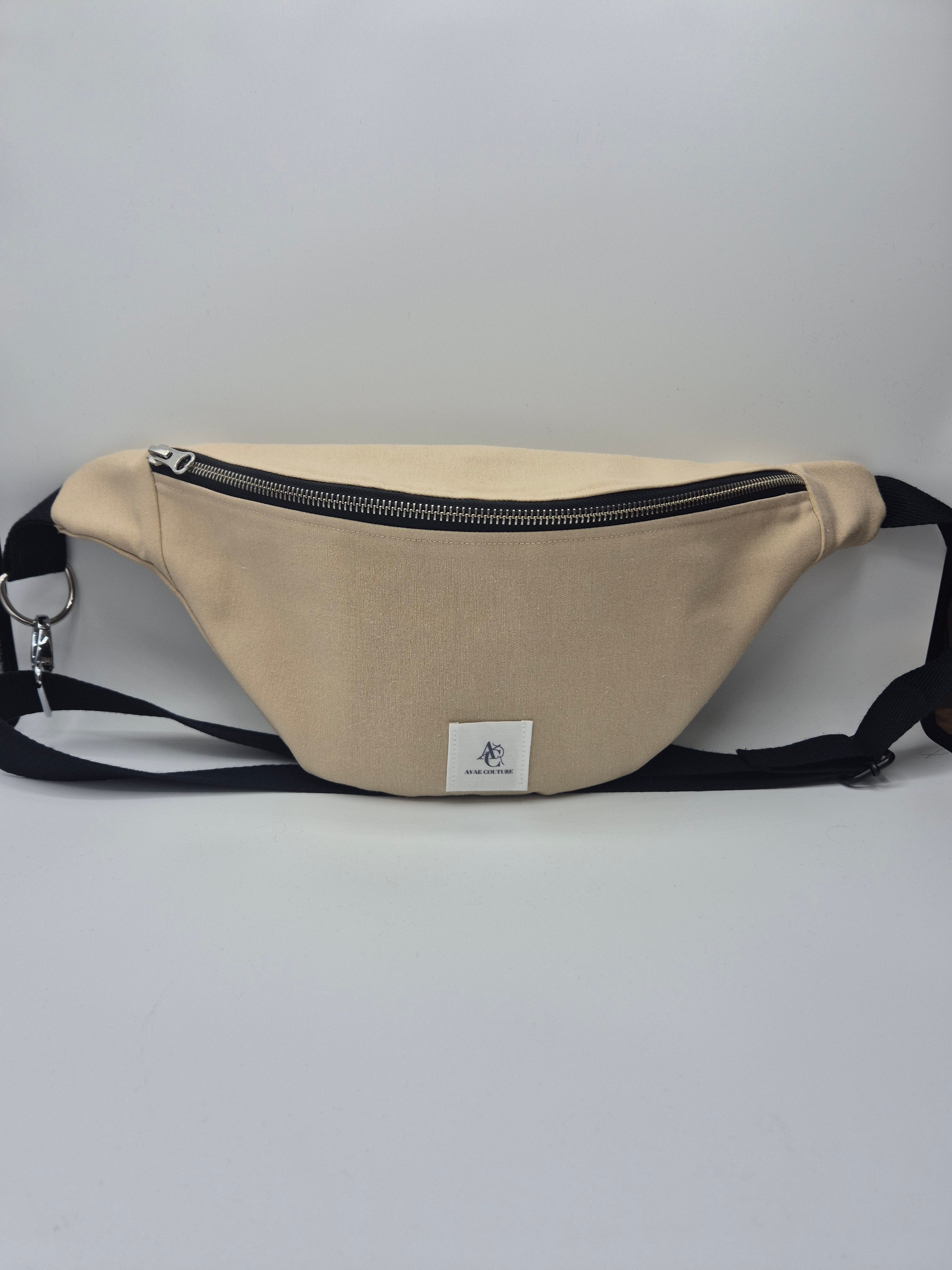 Sac banane taille L, confection artisanale – Avaé Couture