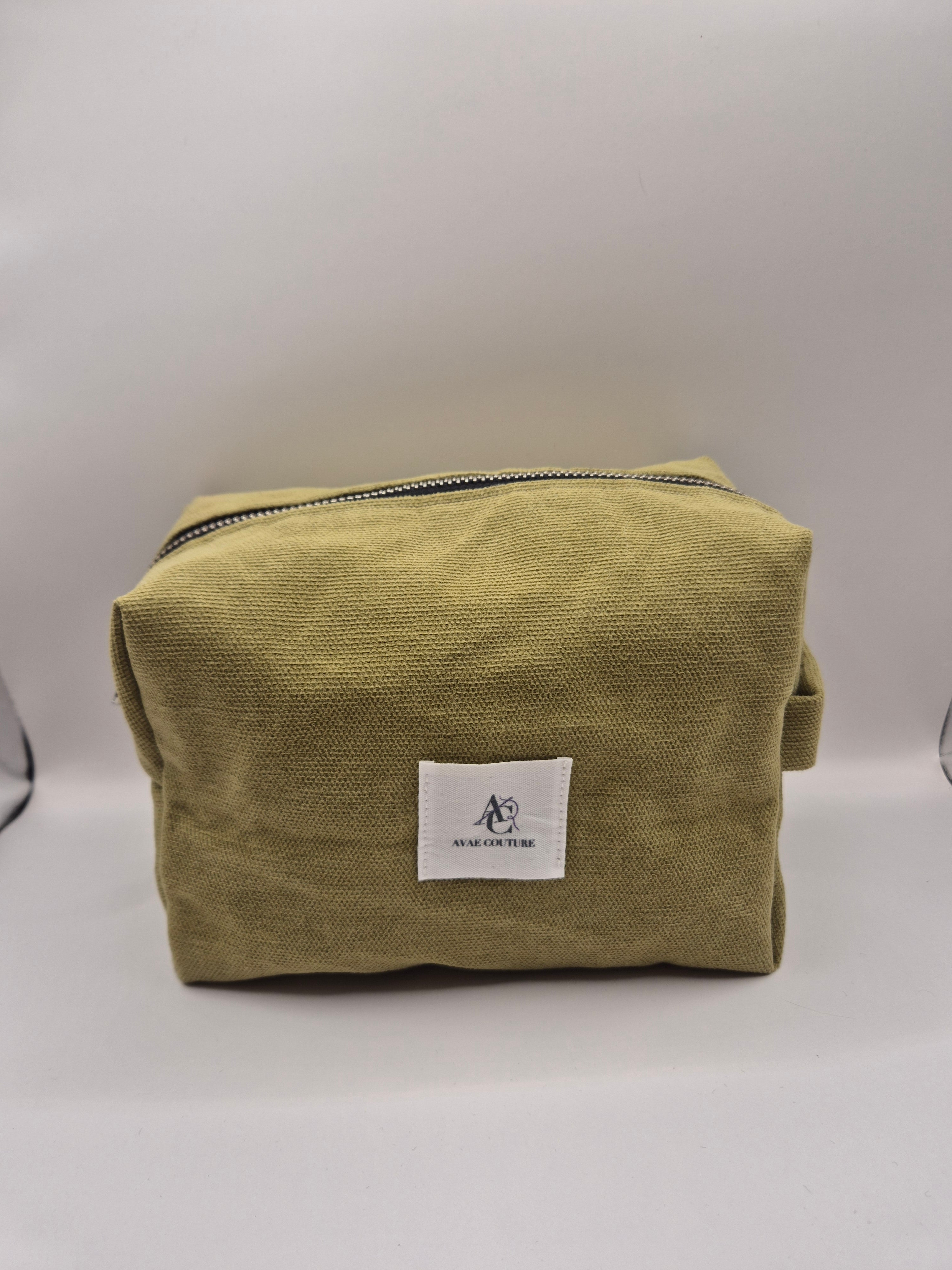 Trousse de toilette taille L, confection artisanale – Avaé Couture