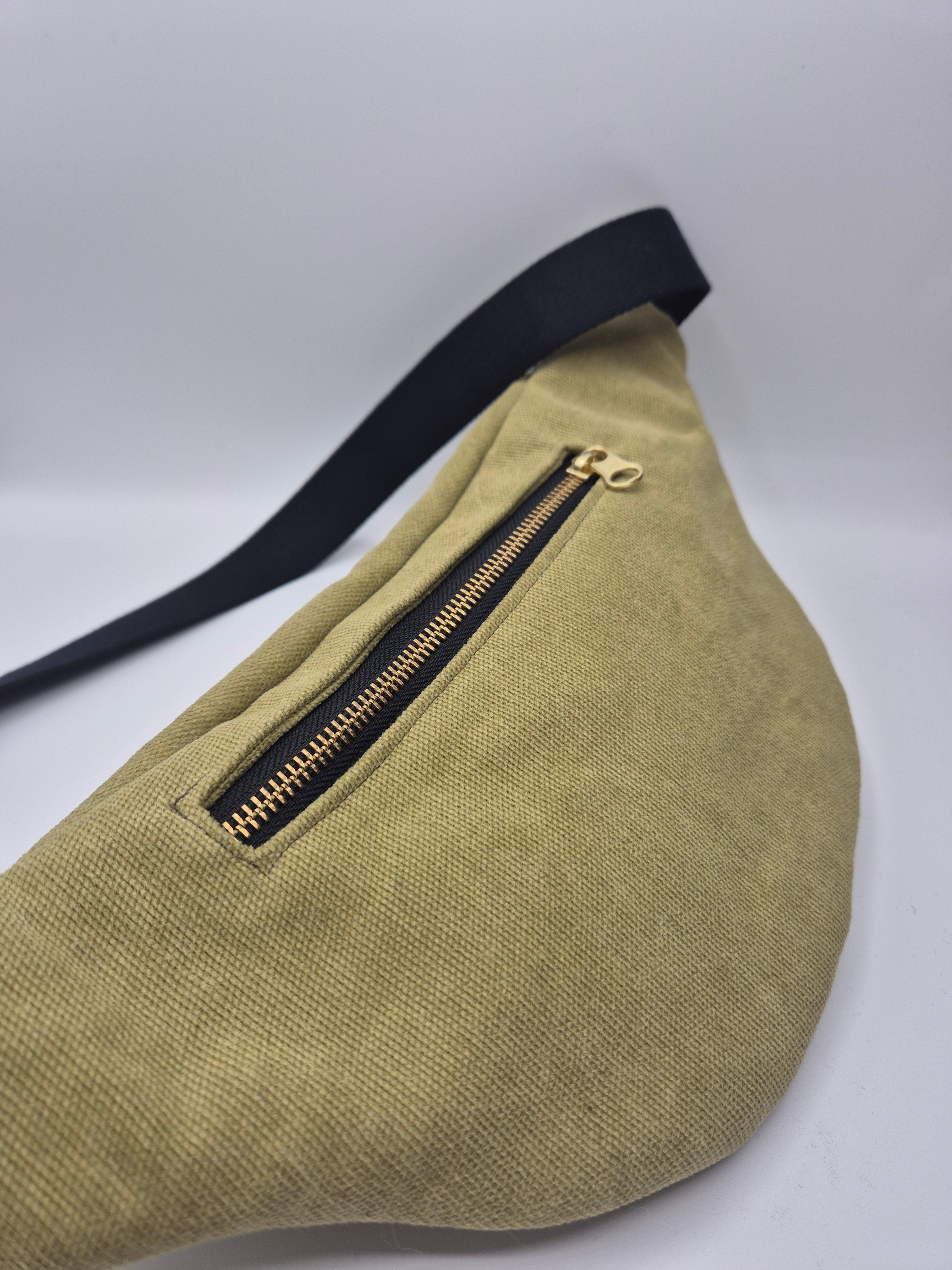 Sac banane taille M, confection artisanale – Avaé Couture