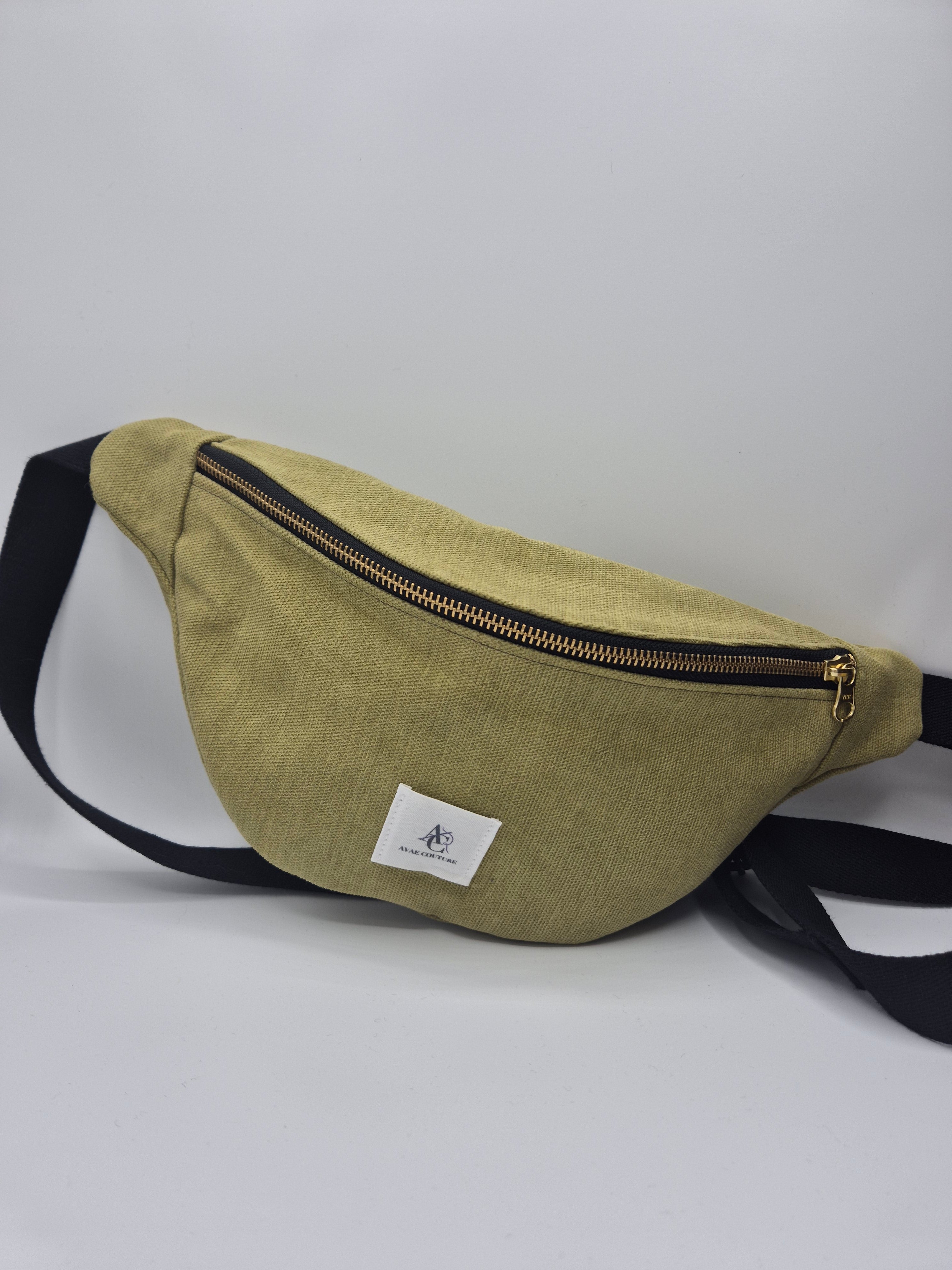 Sac banane taille M, confection artisanale – Avaé Couture