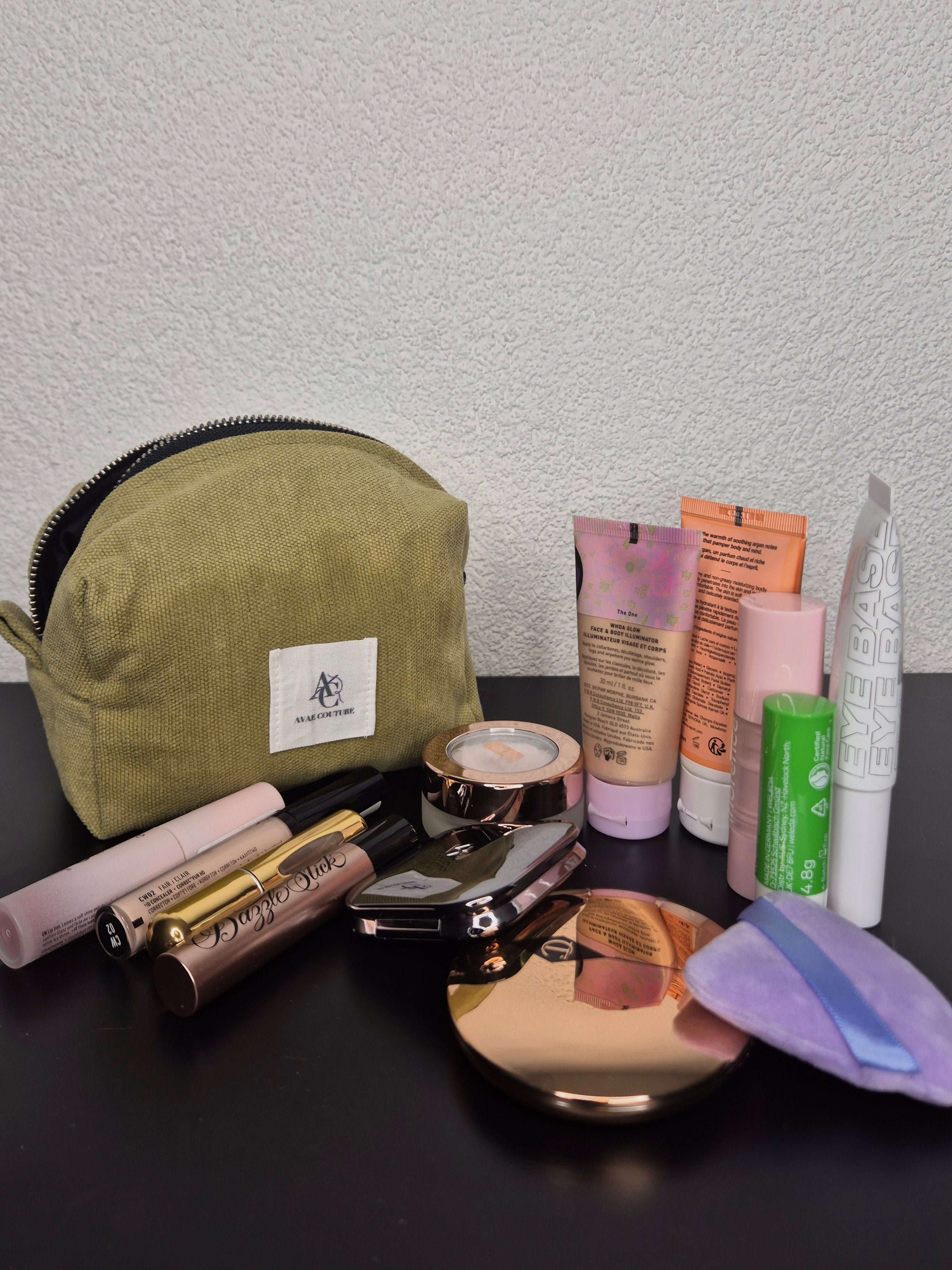 Trousse de toilette taille M, confection artisanale – Avaé Couture