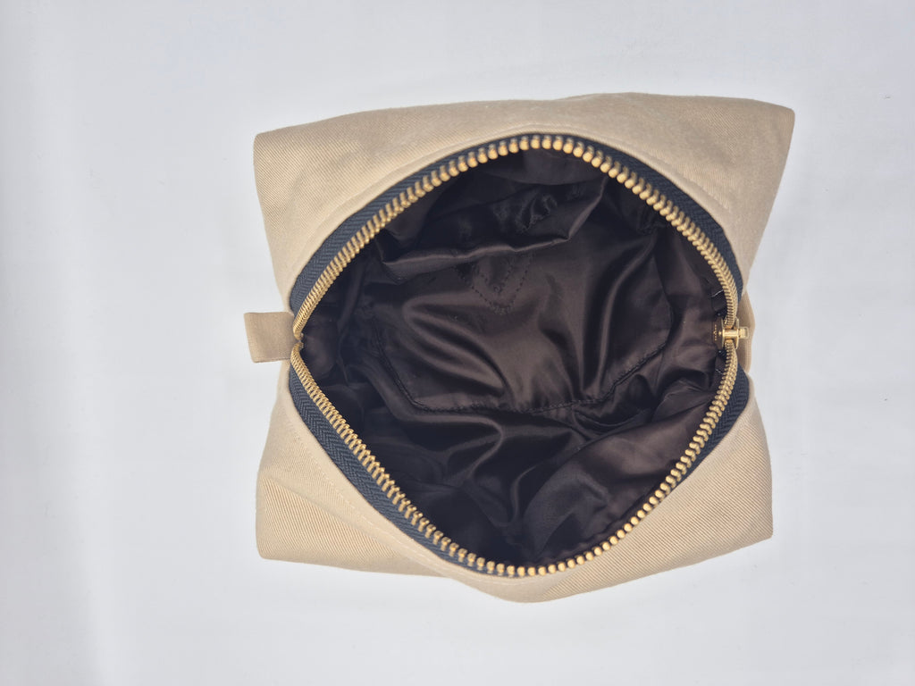 Trousse de toilette taille M, confection artisanale - Avaé Couture