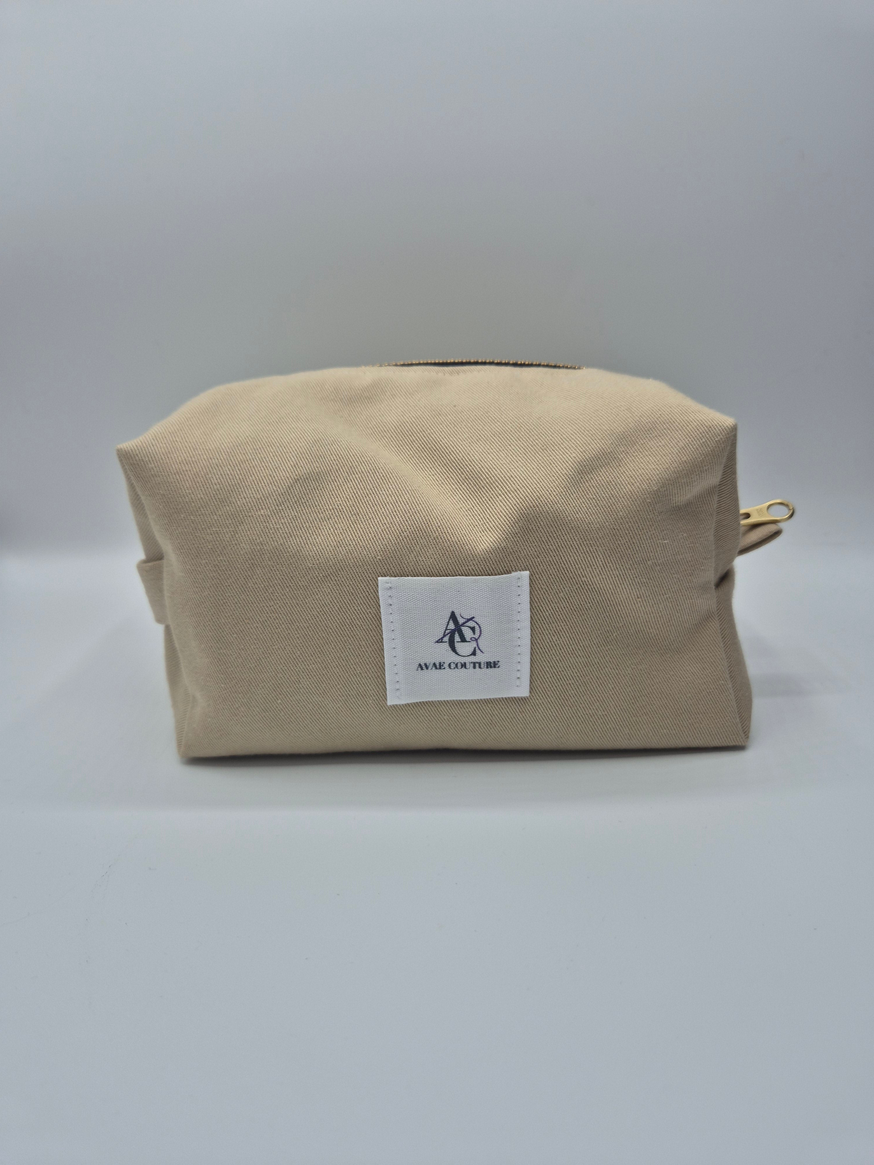 Trousse de toilette taille M, confection artisanale - Avaé Couture