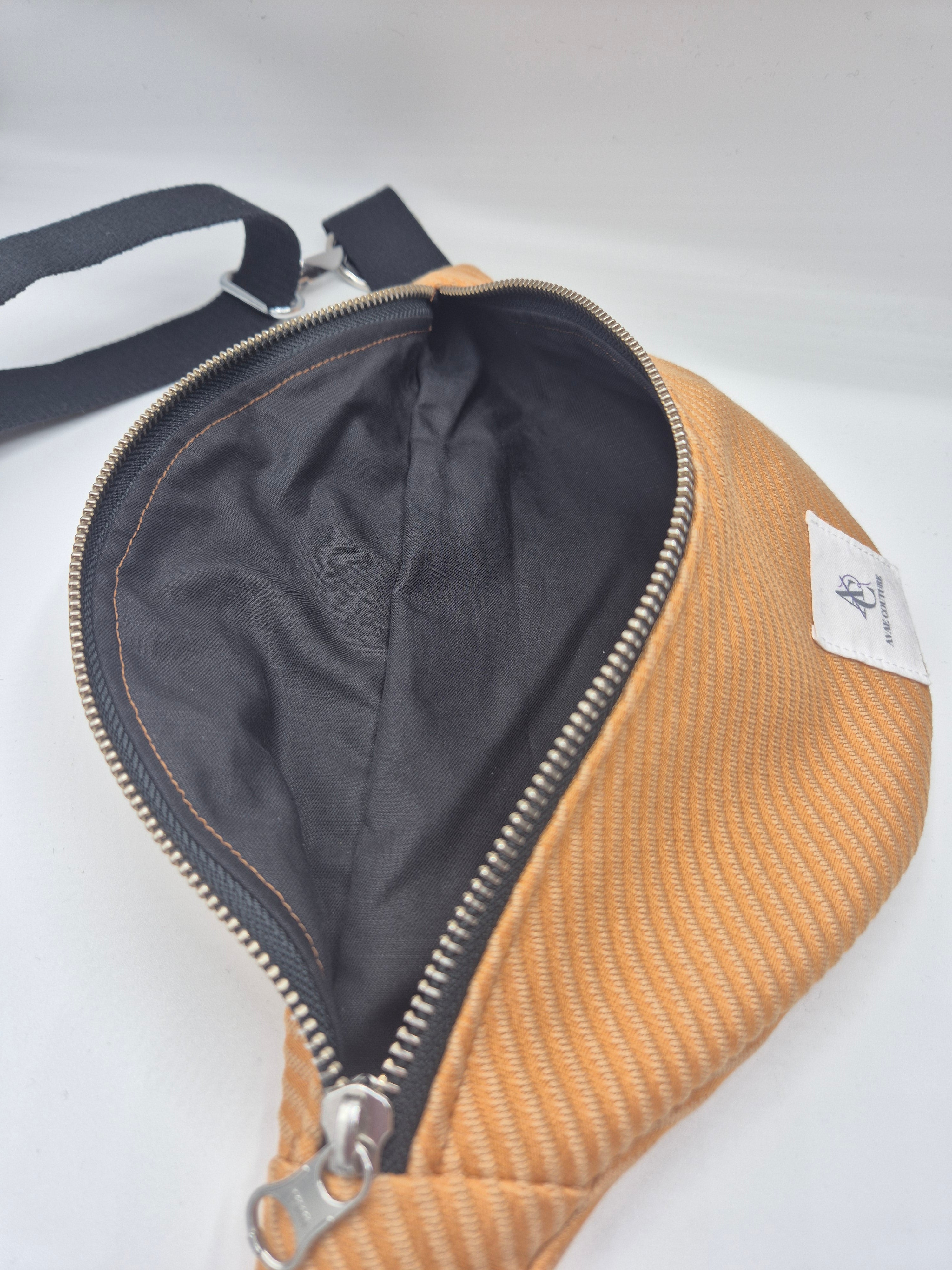 Sac banane taille S, confection artisanale – Avaé Couture